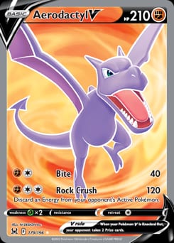 2022 Lost Origin Aerodactyl V #179 card