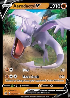 2022 Lost Origin Aerodactyl V #92 card