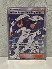 Hidden Fates Shiny Vault Aether Foundation Employee #SV81 card