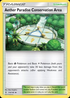 Guardians Rising Aether Paradise Conservation Area #116 card