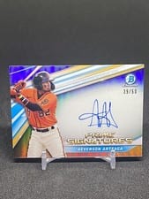 2022 Bowman Chrome Prime Choice Signatures Aeverson Arteaga #PCS-AAT card