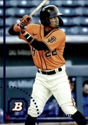 2022 Bowman Heritage Prospects Aeverson Arteaga #BHP-79 card