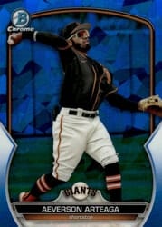 2023 Bowman Sapphire Edition Base Set Aeverson Arteaga #BCP-60 card