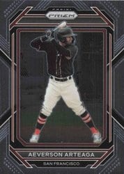 2023 Panini Prizm Base Set Aeverson Arteaga #172 card