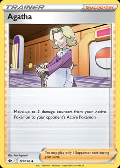 Chilling Reign Agatha #129 card