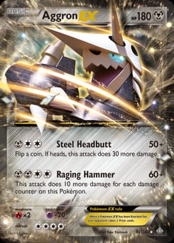 Primal Clash Aggron-EX #93 card