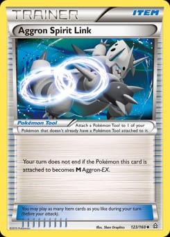 Primal Clash Aggron Spirit Link #123 card