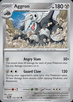 2024 Twilight Masquerade Aggron #122 card