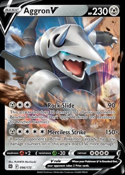 Brilliant Stars Aggron V #96 card