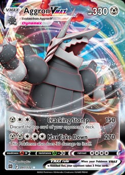 Brilliant Stars Aggron VMAX #97 card