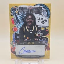 2025 Topps Chrome McDonald's All American Billboard Ink Agot Makeer #BI-AM card
