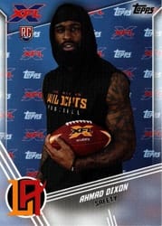 2020 Topps XFL Base Set Ahmad Dixon #37 card