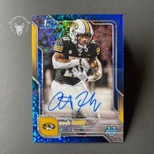 2025 Bowman University Chrome Chrome Prospect Autographs Ahmad Hardy #BCA-AHA card