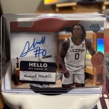 2024-25 Bowman University Chrome Campus Dorm Signatures Ahmad Nowell #CDS-AH card