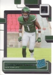 2022 Clearly Donruss Base Set Ahmad "Sauce" Gardner #78 card