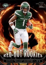 2022 Donruss Red Hot Rookies Ahmad "Sauce" Gardner #RHR-9 card