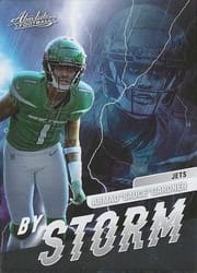 2022 Panini Absolute By Storm Ahmad "Sauce" Gardner #BST-18 card