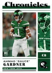 2022 Panini Chronicles Base Set Ahmad "Sauce" Gardner #38 card