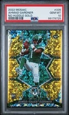 2022 Panini Mosaic Ahmad 'Sauce' Gardner Gold #335 card