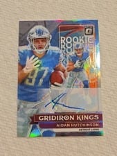 2022 Donruss Optic Rookie Gridiron Kings Autographs Aidan Hutchinson #RGK-10 card