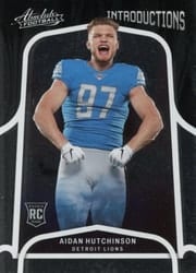 2022 Panini Absolute Introductions Aidan Hutchinson #INT-11 card