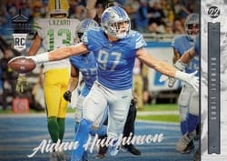 2022 Panini Chronicles Luminance Update Rookies Aidan Hutchinson #219 card