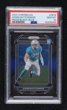 2022 Panini Chronicles Prizm Black Aidan Hutchinson Blue #PB-16 card
