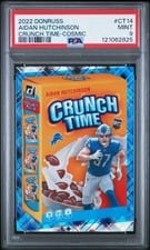 2022 Panini Donruss Crunch Time Aidan Hutchinson #CT-14 card