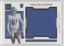 2022 Panini Encased Substantial Rookie Swatches Aidan Hutchinson #SS-11 card
