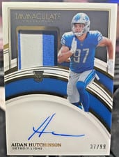 2022 Panini Immaculate Collection Aidan Hutchinson #102 card