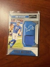 2022 Panini Playbook Rookie Materials Aidan Hutchinson #RM-13 card