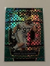 2022 Panini Select Draft Picks Aidan Hutchinson #33 card