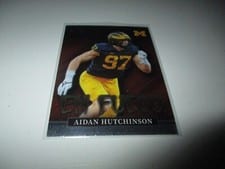 2022 Panini Select Draft Picks En Fuego Aidan Hutchinson #EN-AH card