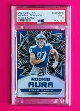 2022 Panini Spectra Rookie Aura Aidan Hutchinson #AUR-AHU card