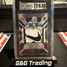 2022 Panini XR Rookie XL Swatch Autographs Aidan Hutchinson #RXA-AH card