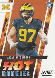 2022 Score Hot Rookies Aidan Hutchinson #HR6 card