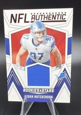 2023 Panini Rookies & Stars NFL Authentic Aidan Hutchinson #NA-AH card
