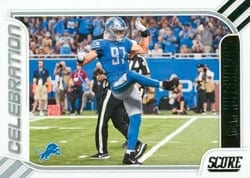 2023 Score Celebration Aidan Hutchinson #25 card
