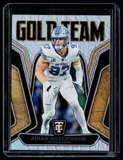 2024 Panini Totally Certified Gold Team Aidan Hutchinson #2 card