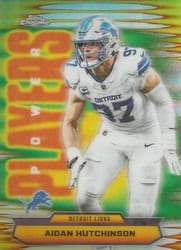 2025 Topps Chrome Power Players Aidan Hutchinson #PP-38 card