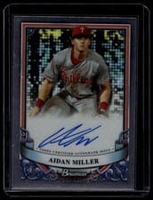 2024 Bowman Sterling Prospect Autographs Aidan Miller #PA-AM card