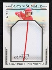 2024 Panini Boys of Summer Jumbo Prospect Materials Aidan Miller #JPM-AM card