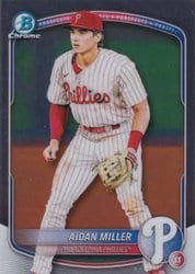 2025 Bowman Chrome Prospects Aidan Miller #BCP-54 card