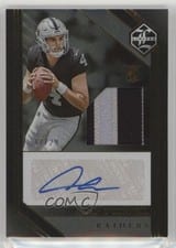 2023 Panini Limited Rookie Patch Autographs Aidan O'Connell #101 card