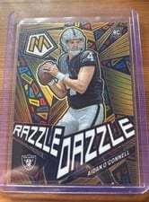 2023 Panini Mosaic Razzle Dazzle Aidan O'Connell #RD-21 card