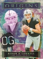 2023 Panini Origins Original Gridiron Aidan O'Connell #5 card