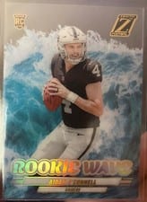 2023 Panini Zenith Rookie Wave Aidan O'Connell #1 card