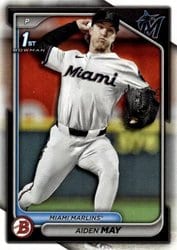 2024 Bowman Draft Base Set Aiden May #BD-91 card