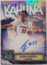 2024-25 Bowman University Chrome The Big Kahuna Autographs Aiden Sherrell #BKA-AS card