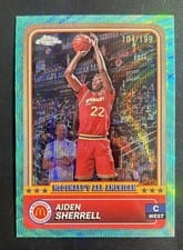 2024 Topps Chrome McDonald's All-American Base Set Aiden Sherrell #42 card